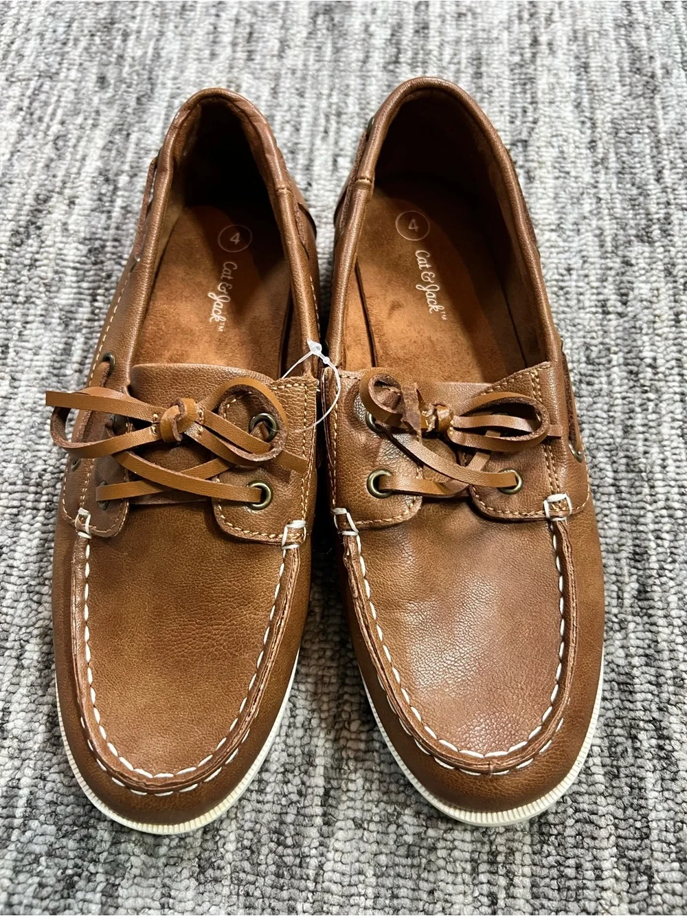 Cat & Jack - Kids' Easton Boat Shoes Size 4